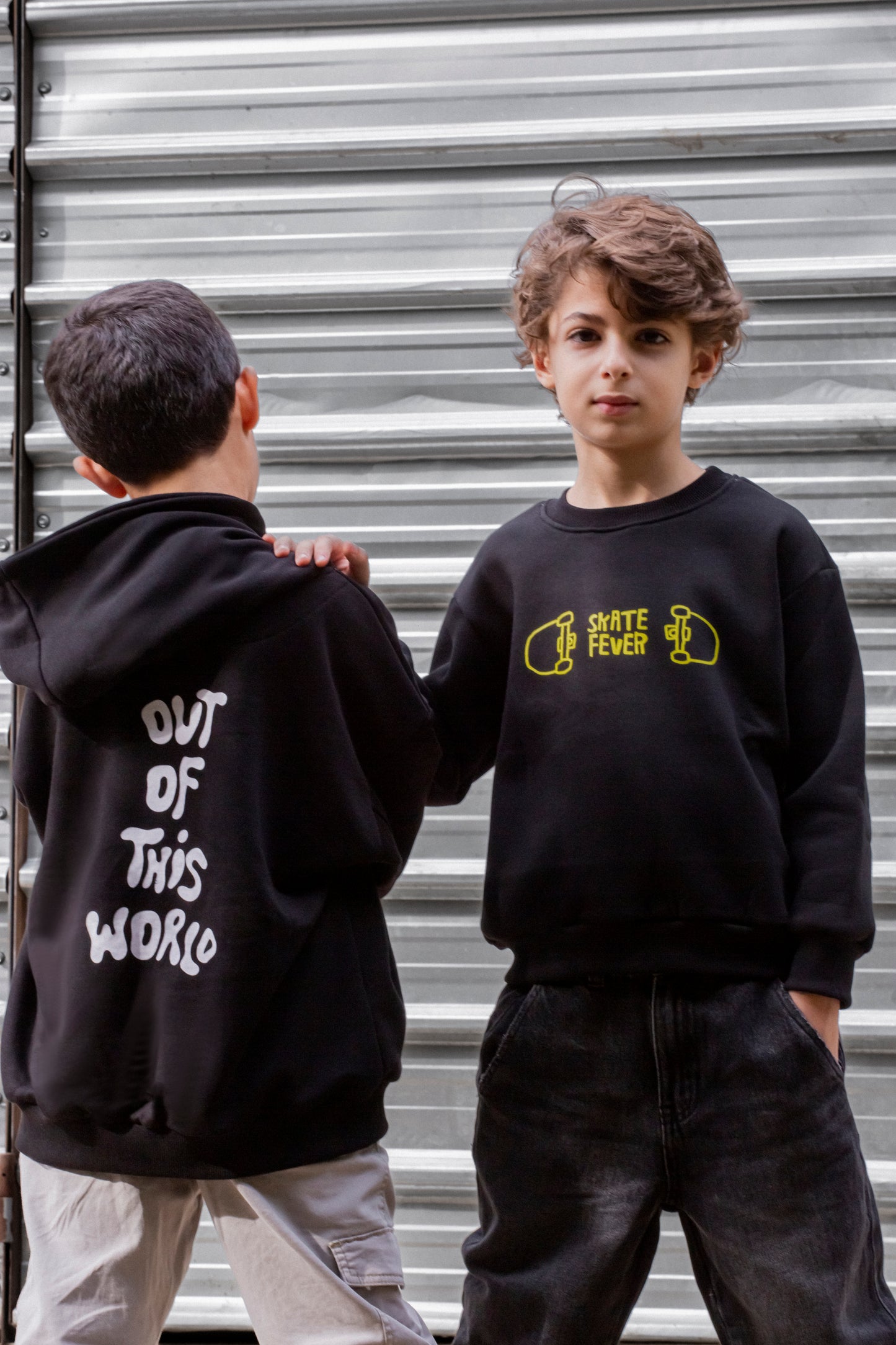 Skate Fever - Fleeced Black Sweater