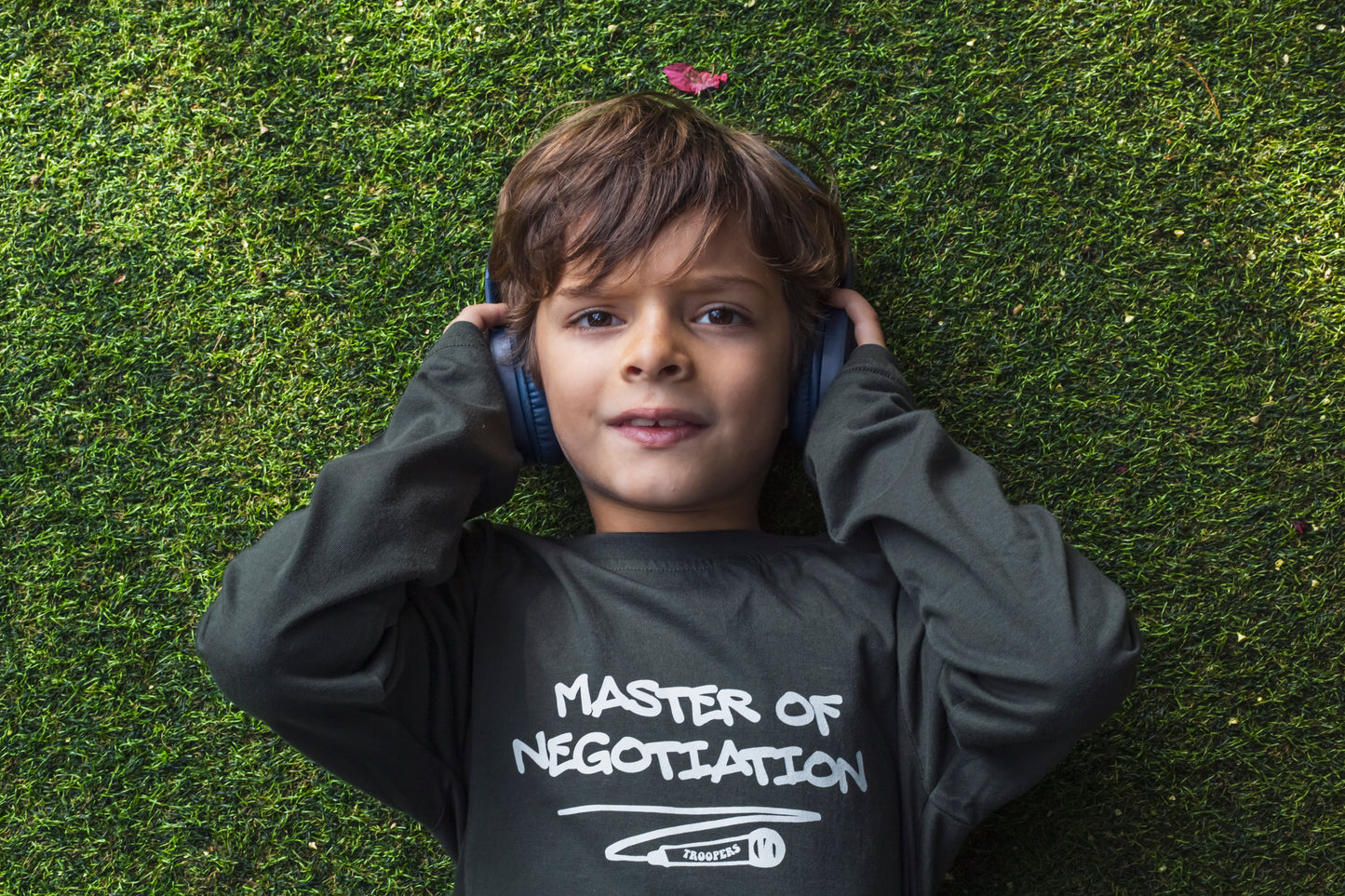 Master of Negotiation - Khaki Long Sleeve Tshirt
