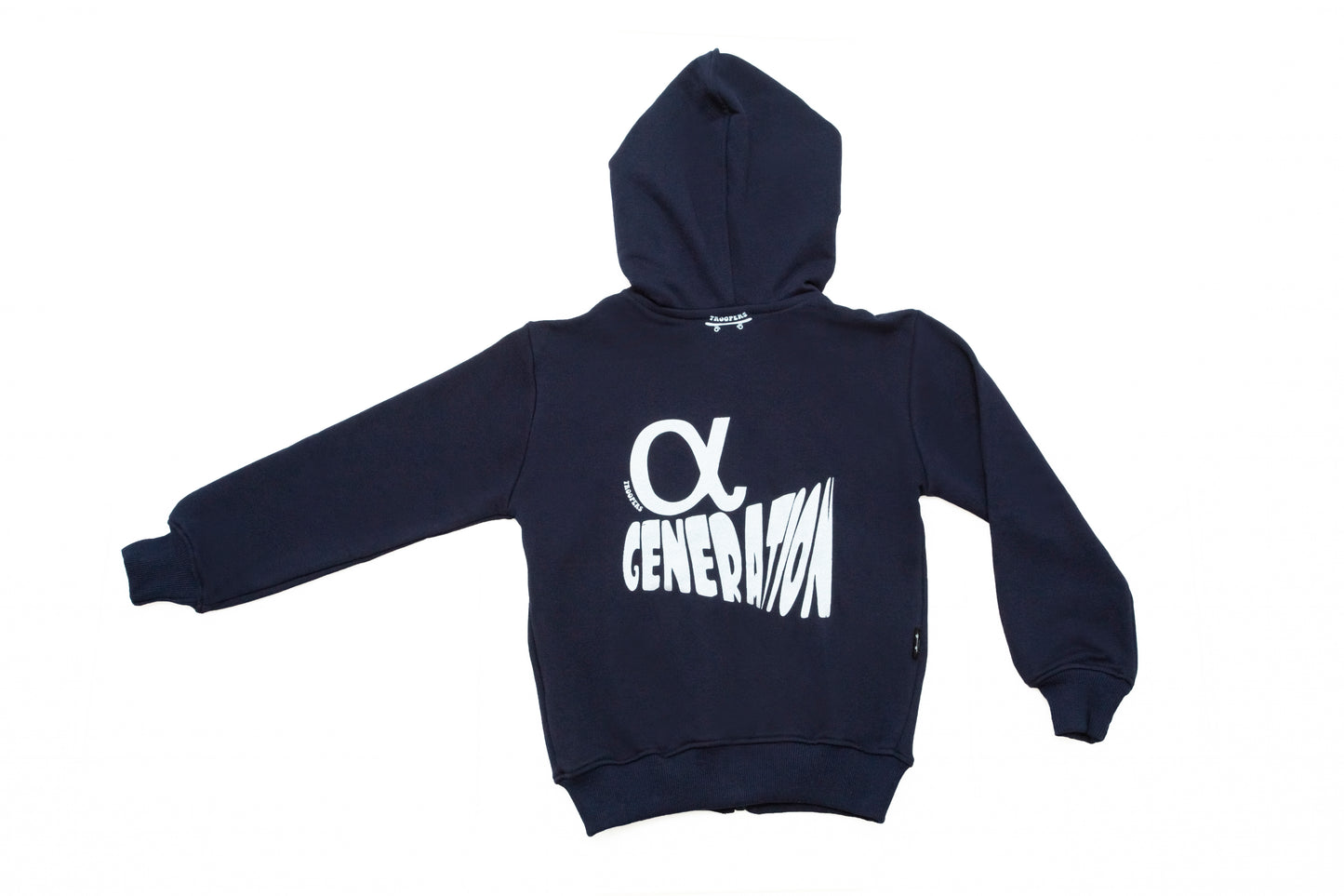 Step into style and comfort with our Zipped Hoodie - Alfa Generation