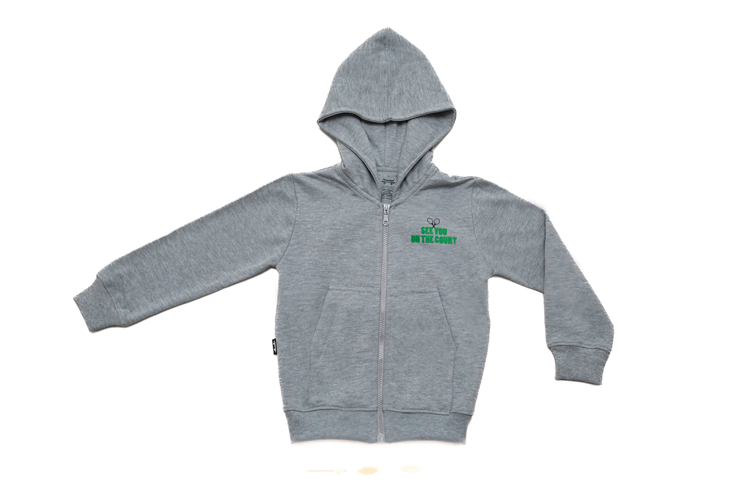 Elevate your athletic style with our Zipped Hoodie - See You on the Court
