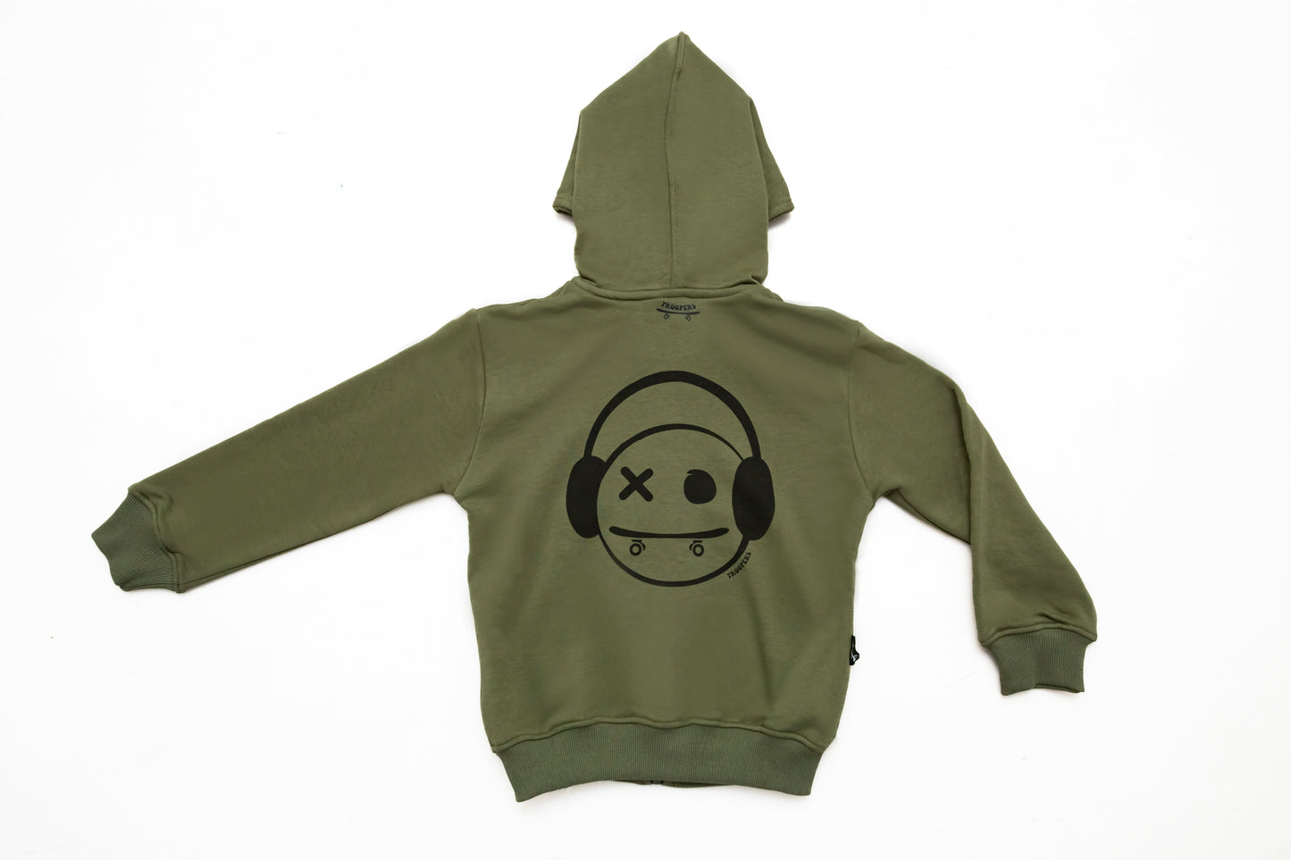 Brighten up your casual wardrobe with our Zipped Hoodie - Cool Smiley