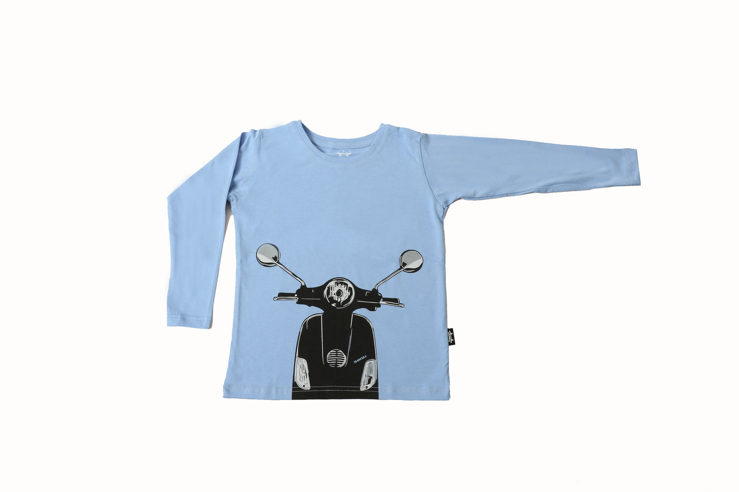 Light Blue - Black Vespa