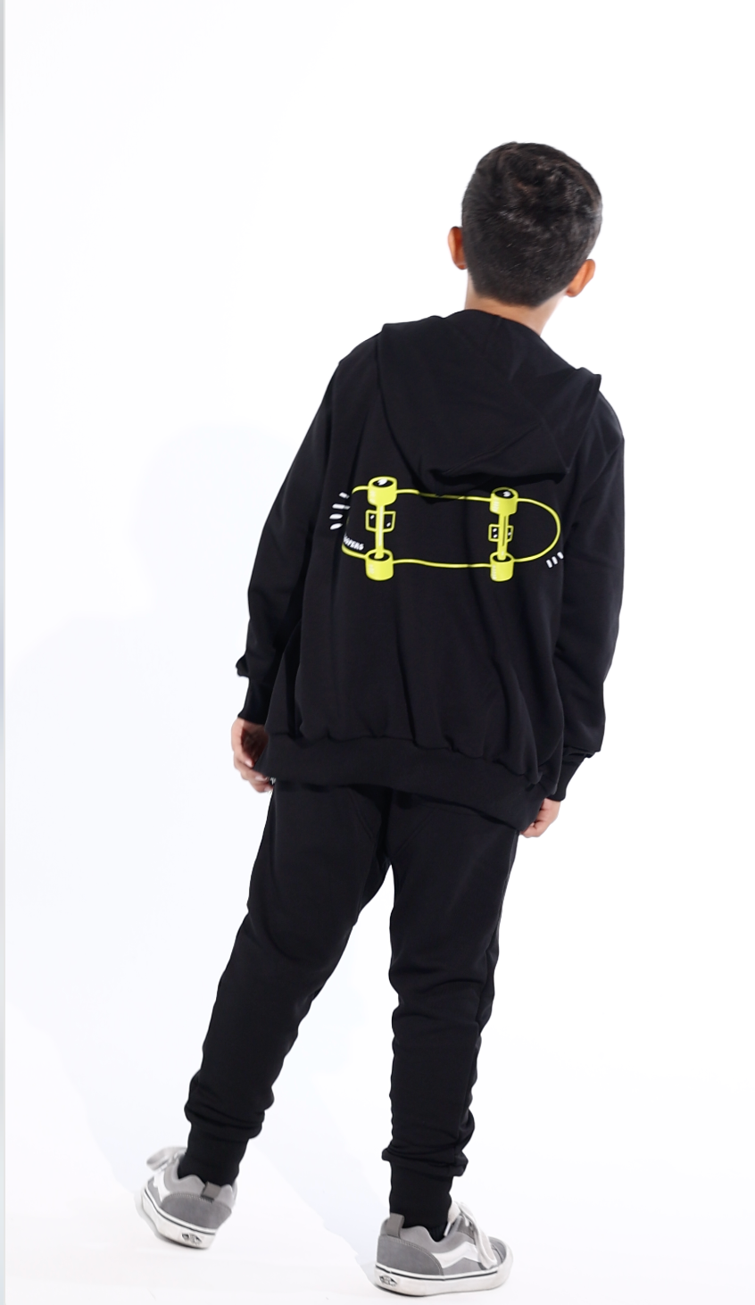 Black Set Tracksuits For Boys